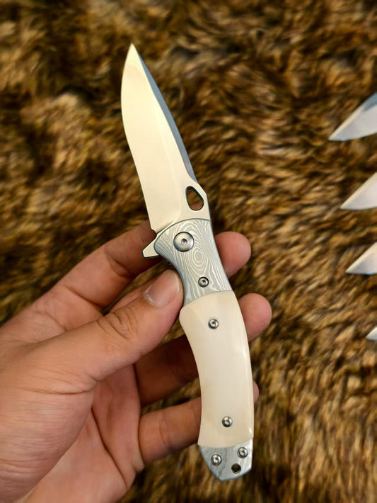 High-Nitrogen Steel Folding Knife Practical EDC Design - AK-HT1056