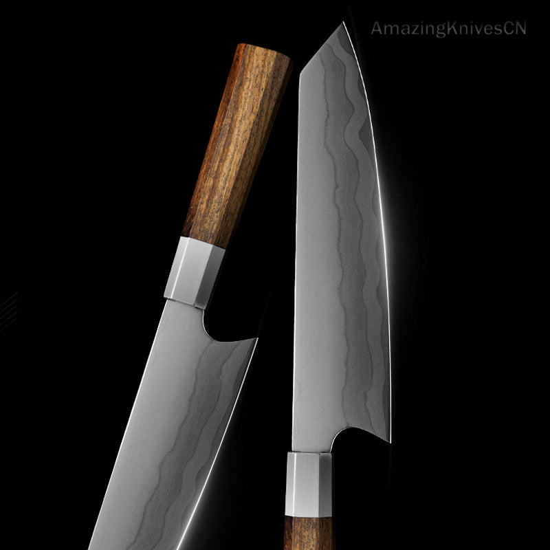 Japanese Style Kiritsuke Knife 440C Steel Chef Knife Kitchen Knives Gyuto - AK-DC0464