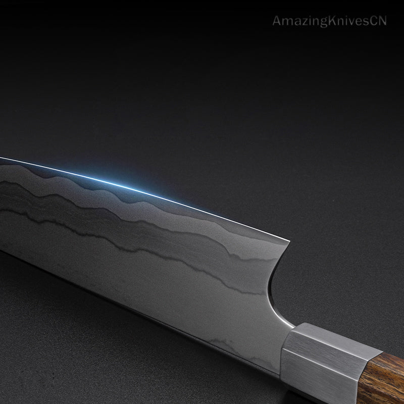 Japanese Style Kiritsuke Knife 440C Steel Chef Knife Kitchen Knives Gyuto - AK-DC0464