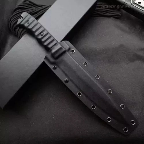 Tactical DC53 Steel Hunting Knife Fixed Blade Military Survival Bushcraft Kydex- AK-HT0888