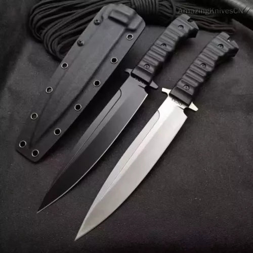 Tactical DC53 Steel Hunting Knife Fixed Blade Military Survival Bushcraft Kydex- AK-HT0888
