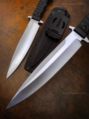 Tactical DC53 Steel Hunting Knife Fixed Blade Military Survival Bushcraft Kydex- AK-HT0888