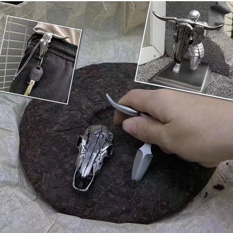 Collectible D2 Steel Pocket Knife Necklace Outdoor Survival Rescue Knife EDC - AK-HT0865