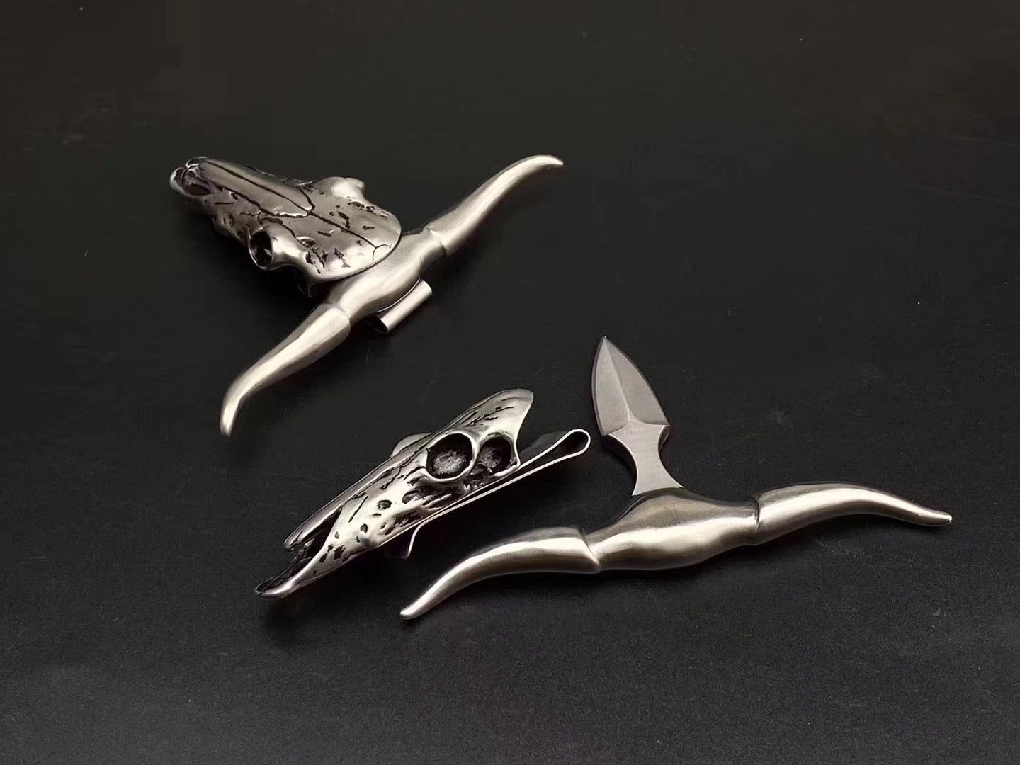 Collectible D2 Steel Pocket Knife Necklace Outdoor Survival Rescue Knife EDC - AK-HT0865