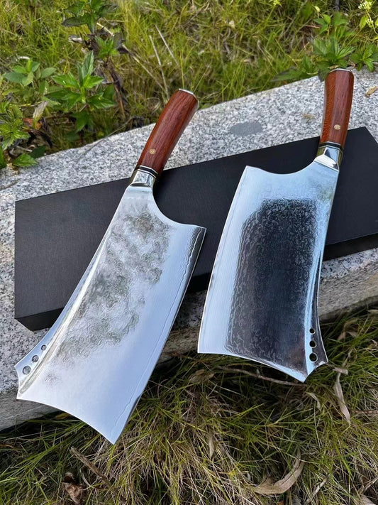 Japanese VG10 Damascus BoneKitchen Cleaver Chopper Chopping Knife Butcher -AK-DL0461-R