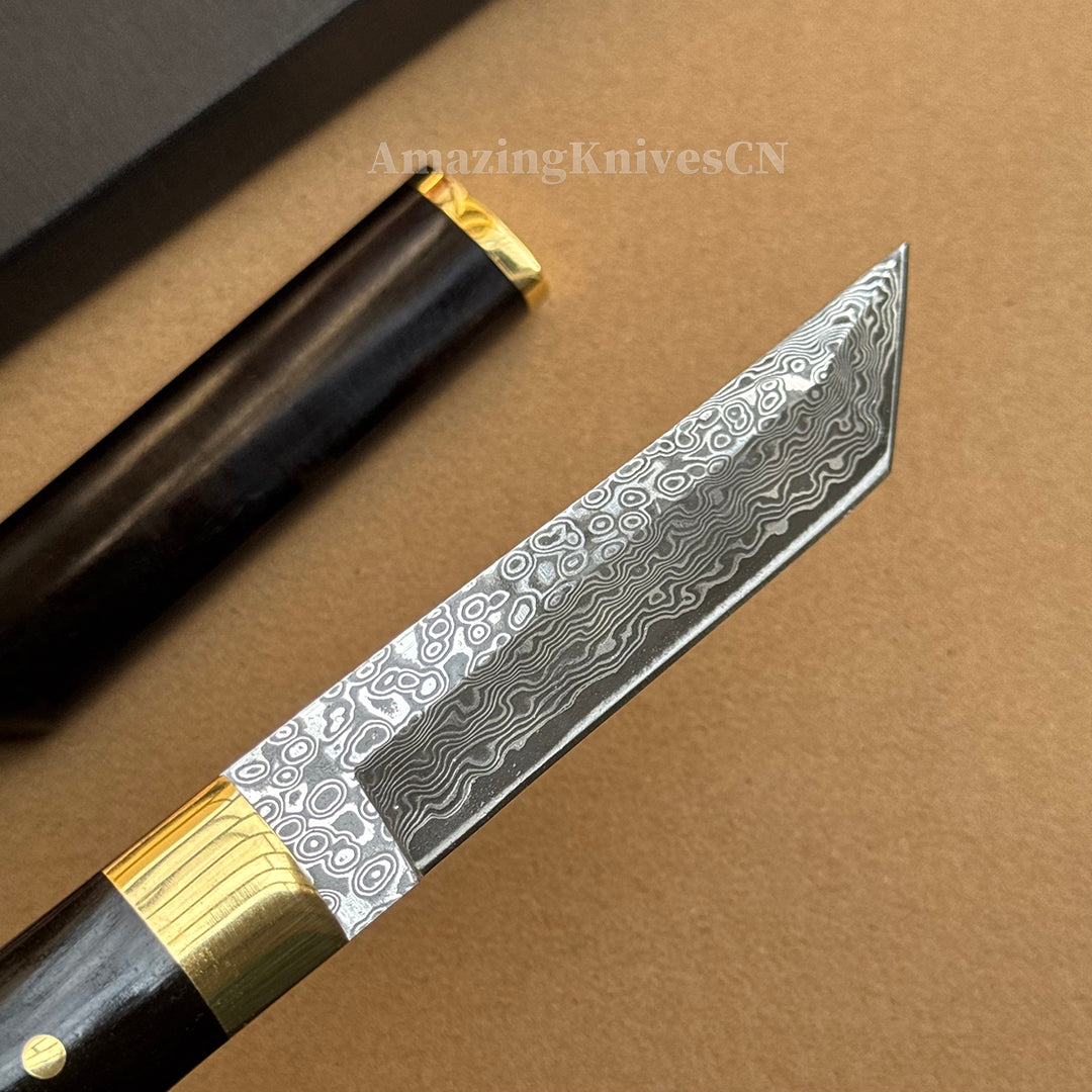 JAPANESE VG10 KATANA DAMASCUS NINJA SAMURAI WARRIOR BUSHIDO - AK-HT0689