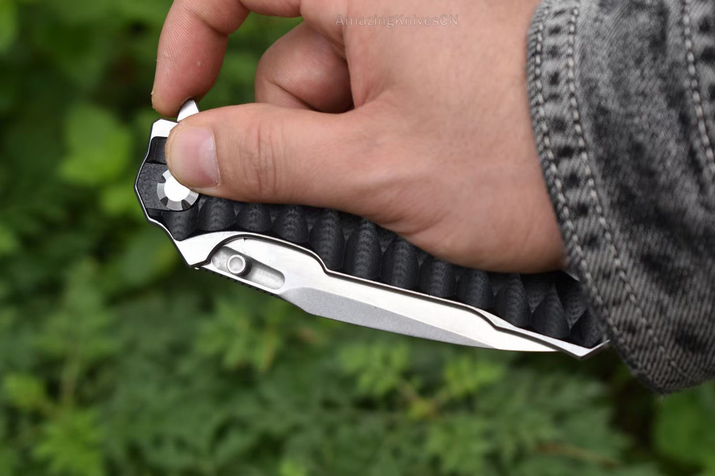 M390 Steel Folding Knife Survival Knife Bushcraft Pocket Knife EDC - AK-HT0894-M