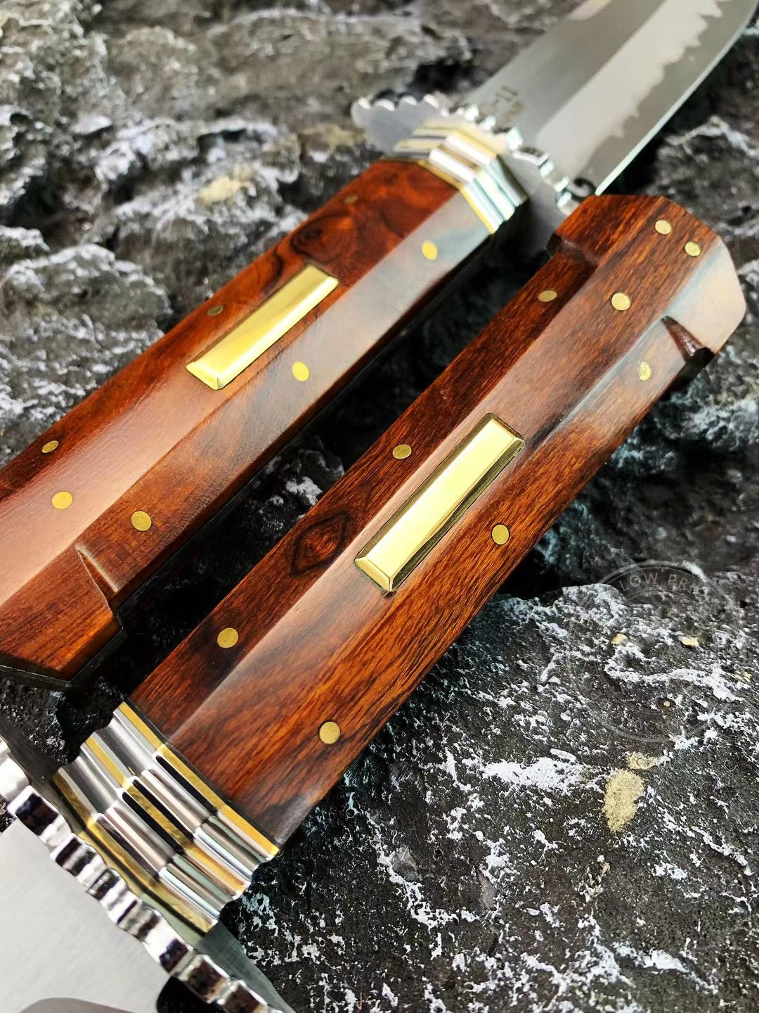 Handmade Japanese SKD-11 Steel Hunting Knife Survival Bowie Knife Full Tang - AK-HT0771