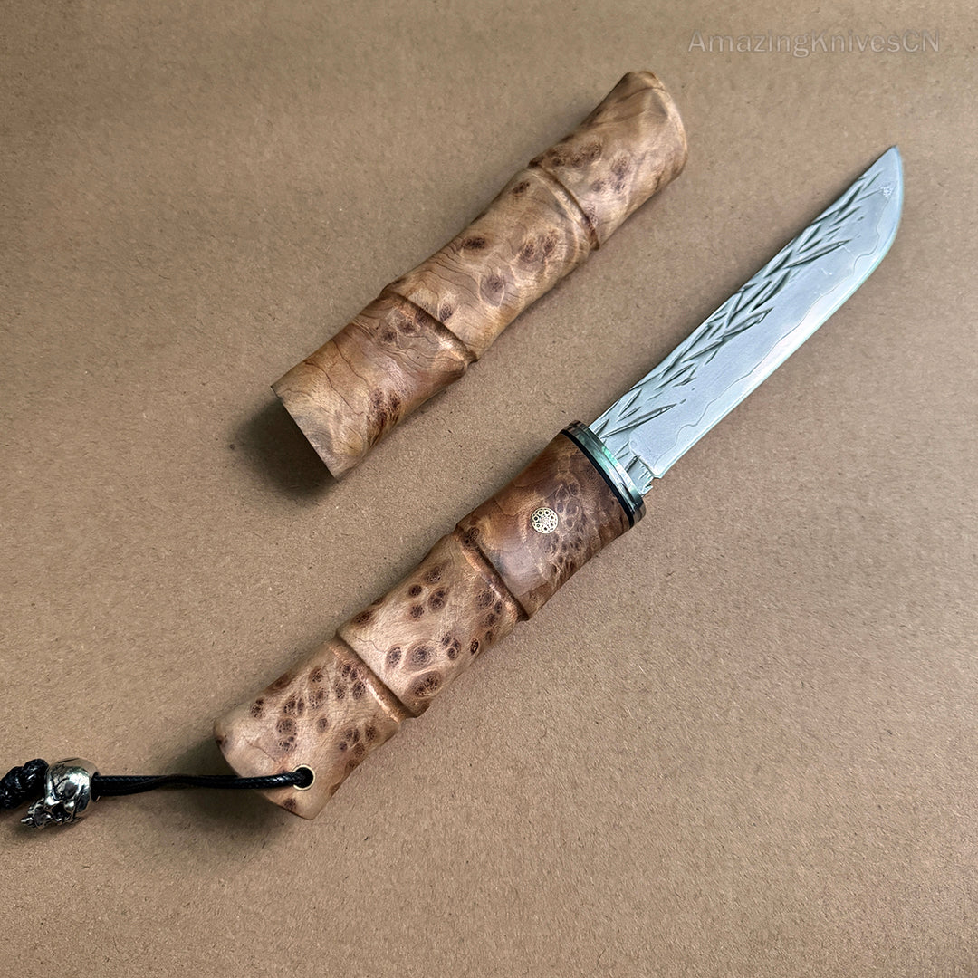 Japanese Style Katana Knife SKD-11 Steel  Ninja Hunting Samurai Warrior Sword Bushido - AK-HT0878