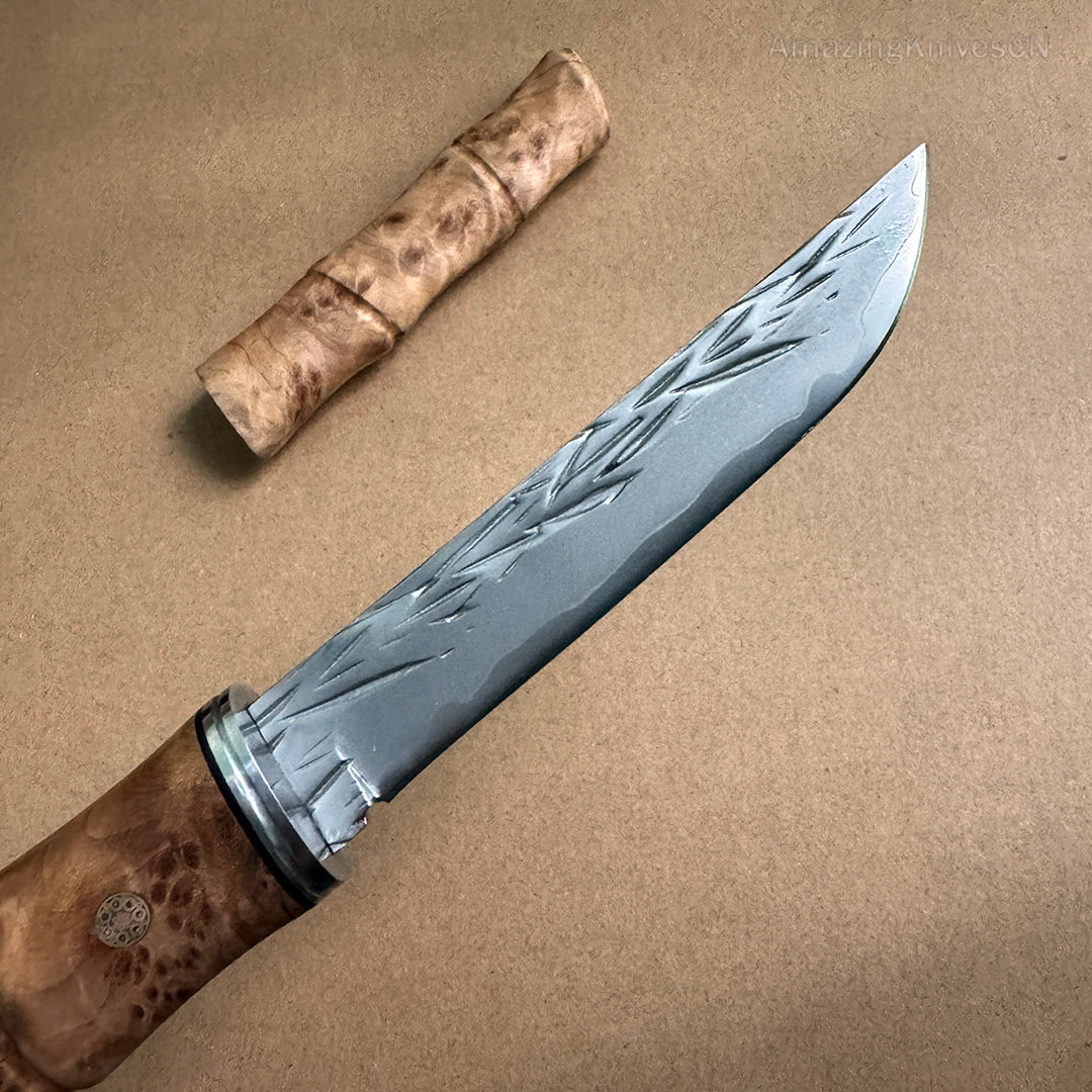 Japanese Style Katana Knife SKD-11 Steel  Ninja Hunting Samurai Warrior Sword Bushido - AK-HT0878