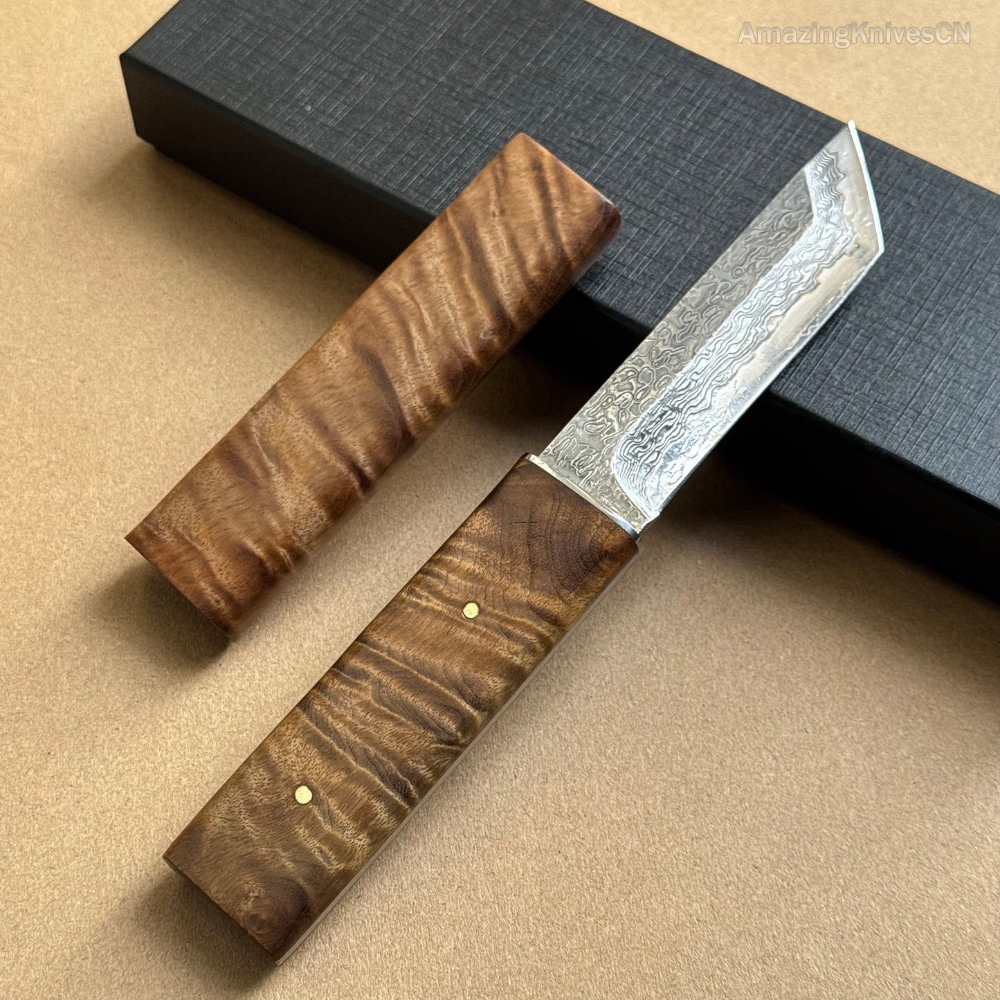 Japanese VG10 Katana Knife Damascus Ninja Samurai Warrior Sword Bushido - AK-HT1002