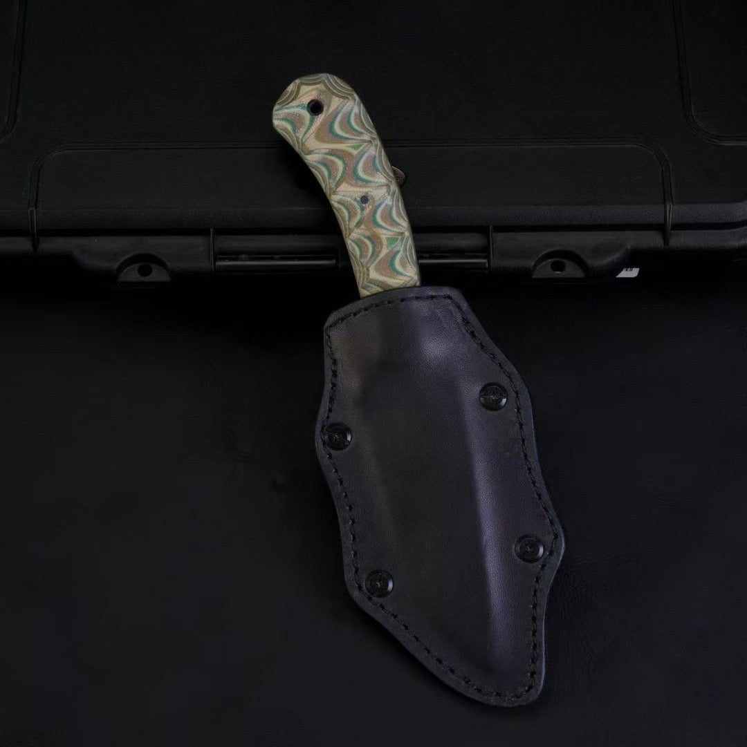Tactical 80CrV2 Carbon Steel Hunting Knife Fixed Blade Military Survival Bushcraft - AK-HT0993