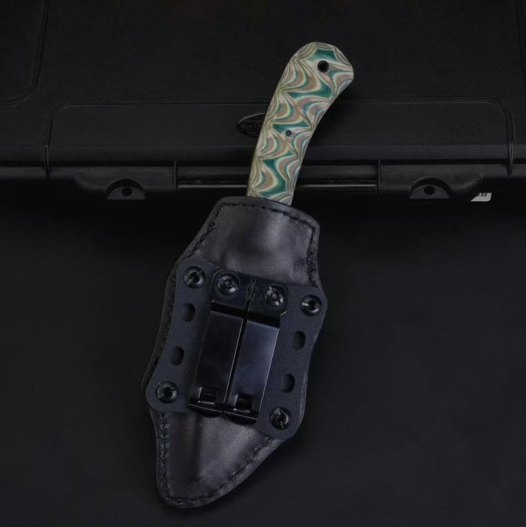 Tactical 80CrV2 Carbon Steel Hunting Knife Fixed Blade Military Survival Bushcraft - AK-HT0993