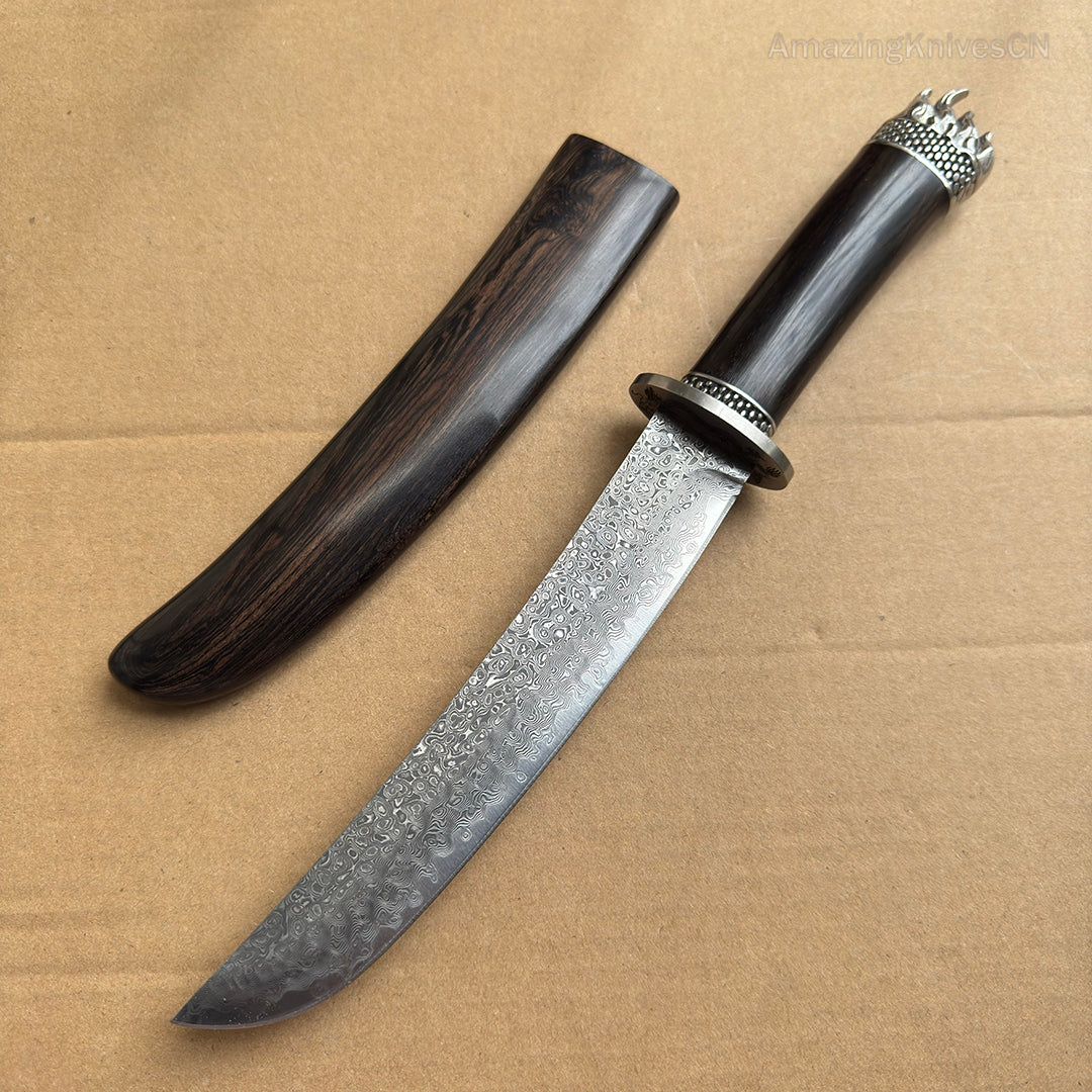 Handcrafted Japanese Style Katana Knife Ninja Warrior Bushido - AK-HT0956