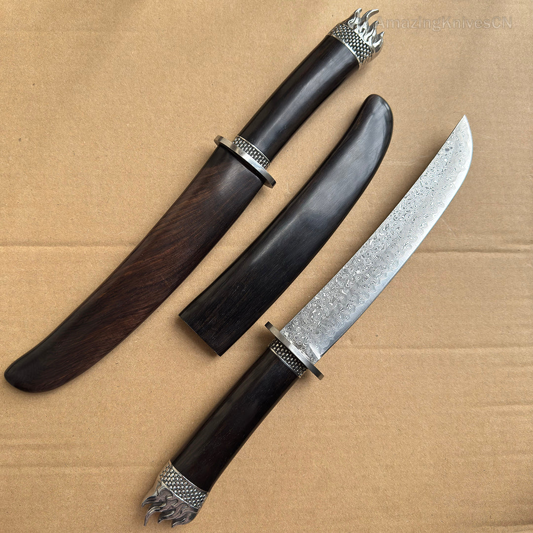 Handcrafted Japanese Style Katana Knife Ninja Warrior Bushido - AK-HT0956
