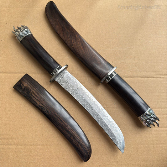 Handcrafted Japanese Style Katana Knife Ninja Warrior Bushido - AK-HT0956
