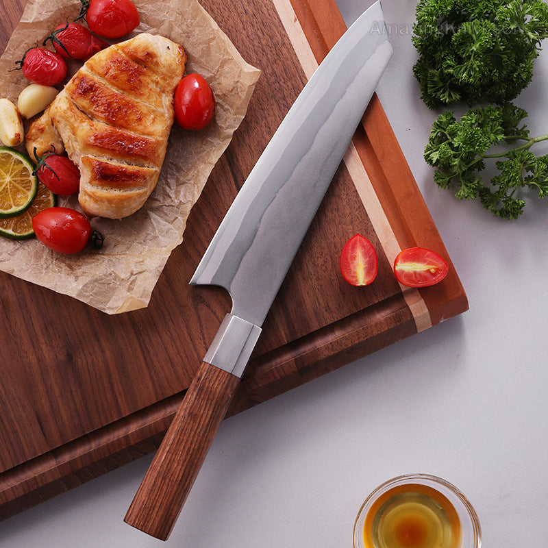 Japanese Style Kiritsuke Knife 440C Steel Chef Knife Kitchen Knives Gyuto - AK-DC0464