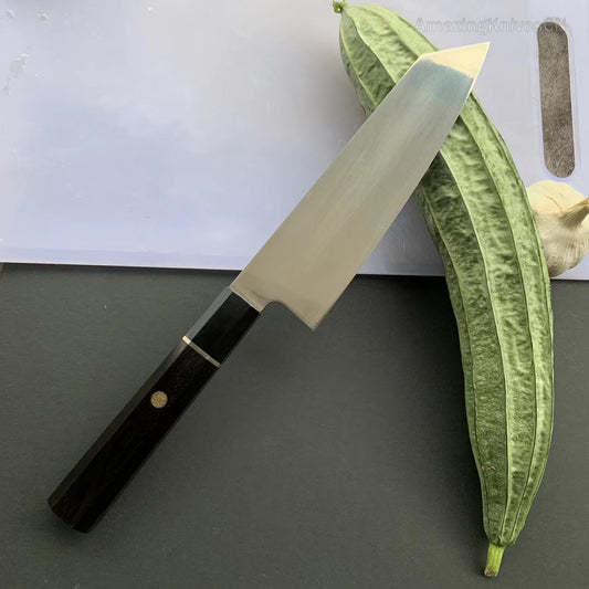 High-End Japanese Style Chef Kiritsuke Knife Kitchen Knives TC4 Titanium Alloy Steel Purple Sandalwood- AK-DC0917