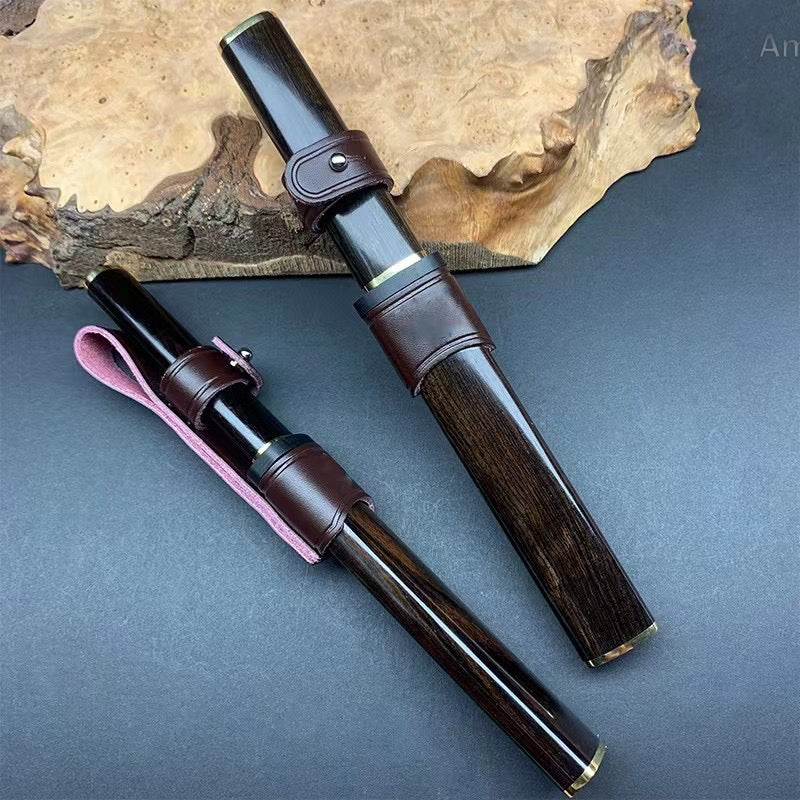 Japanese Style SKD-11 Steel Katana Knife Ninja Samurai Collectible Bushido Ebony - AK-HT0928