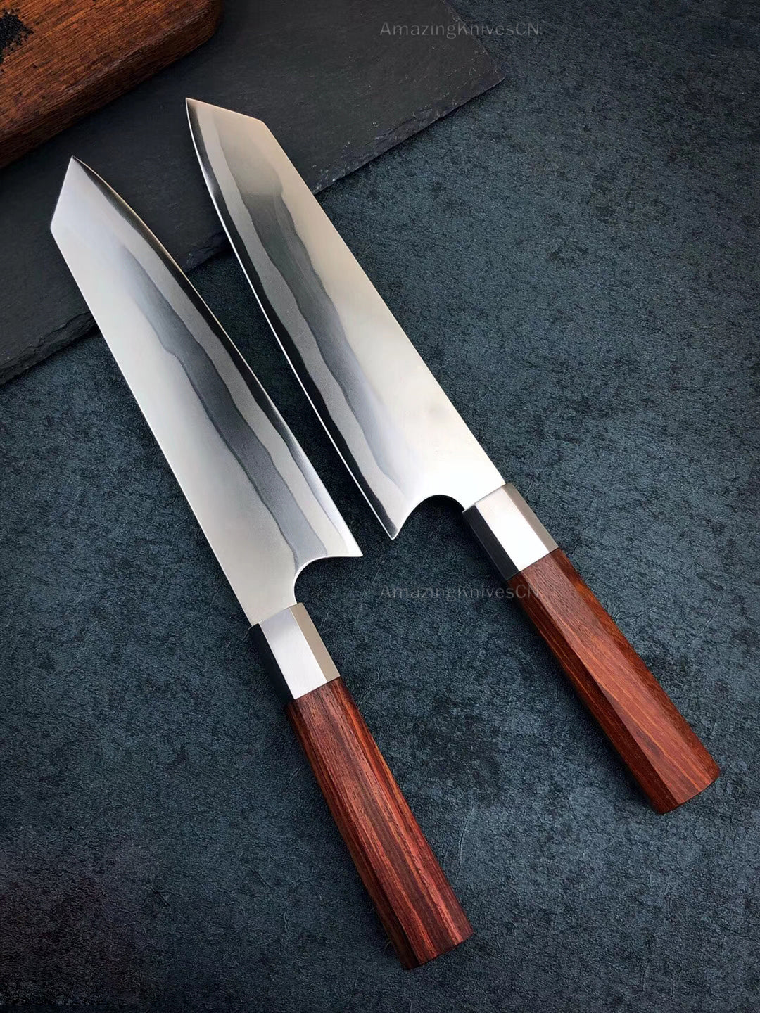 Japanese Style Kiritsuke Knife 440C Steel Chef Knife Kitchen Knives Gyuto - AK-DC0464