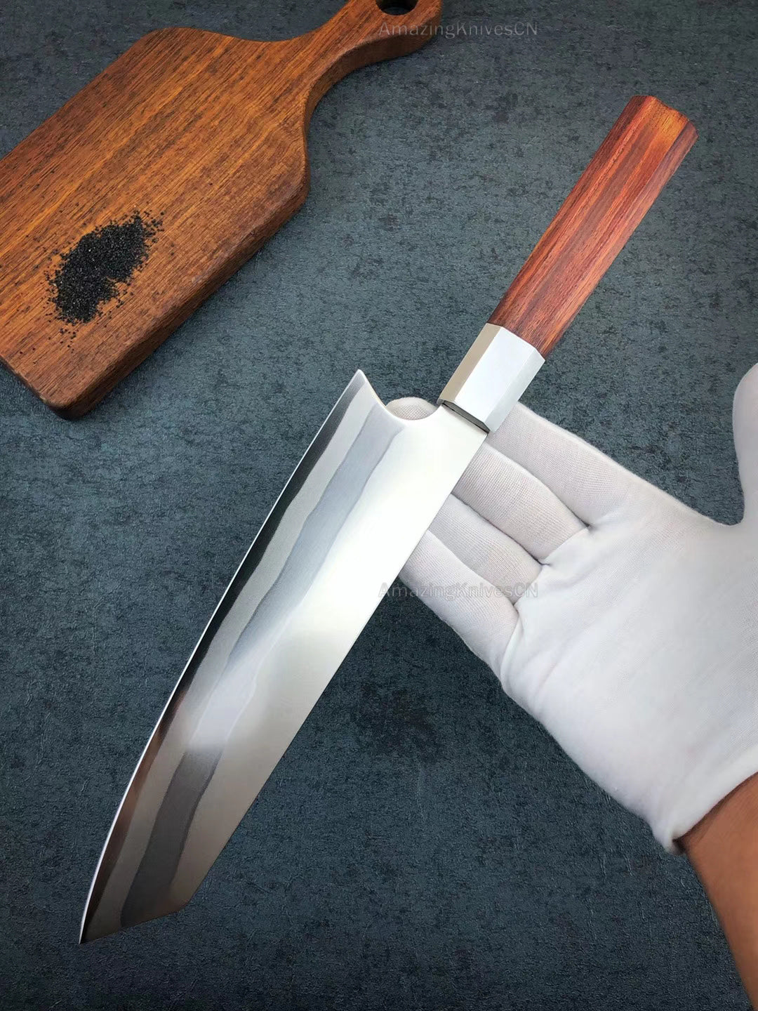 Japanese Style Kiritsuke Knife 440C Steel Chef Knife Kitchen Knives Gyuto - AK-DC0464