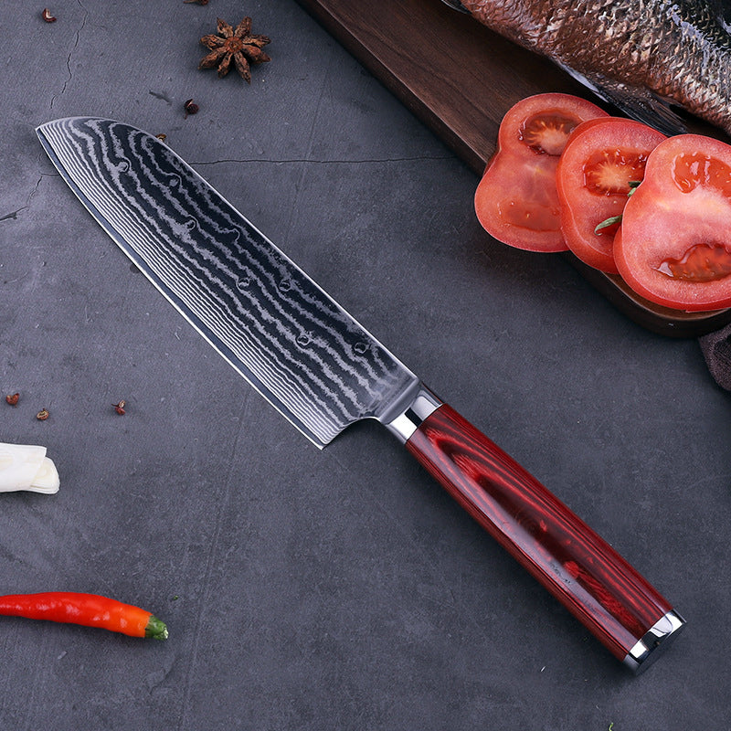 Japanese 67-Layer Damascus Kithcen Knife Set VG10 Steel Amazing Quality