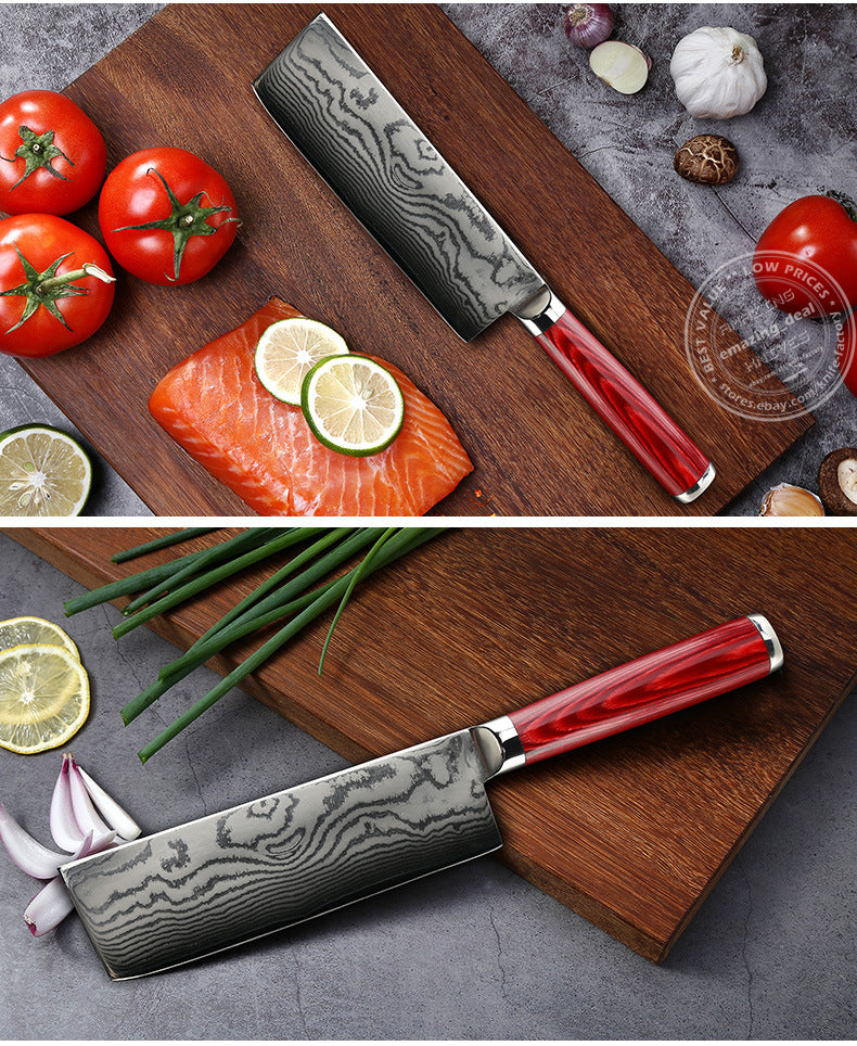 Japanese 67-Layer Damascus Kithcen Knife Set VG10 Steel Amazing Quality