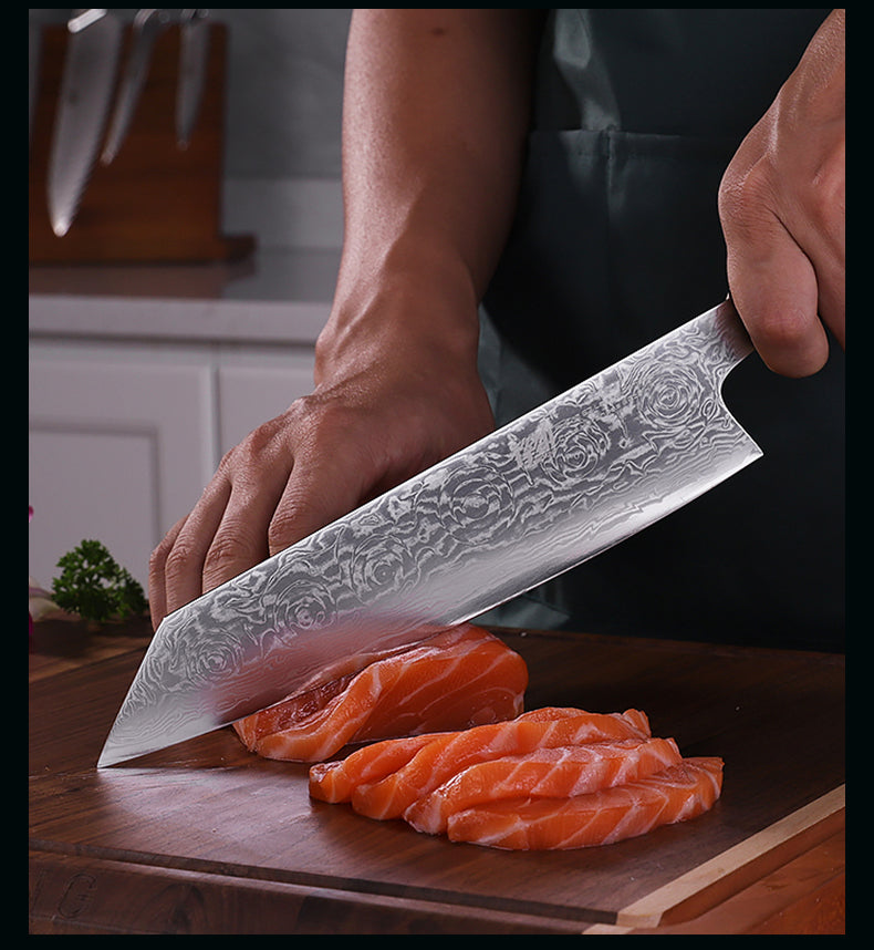 7 PCS Set Japanese AUS-10 67-Layer Damascus Steel Kithcen Knife Set Amazing Quality -AK-DS0789