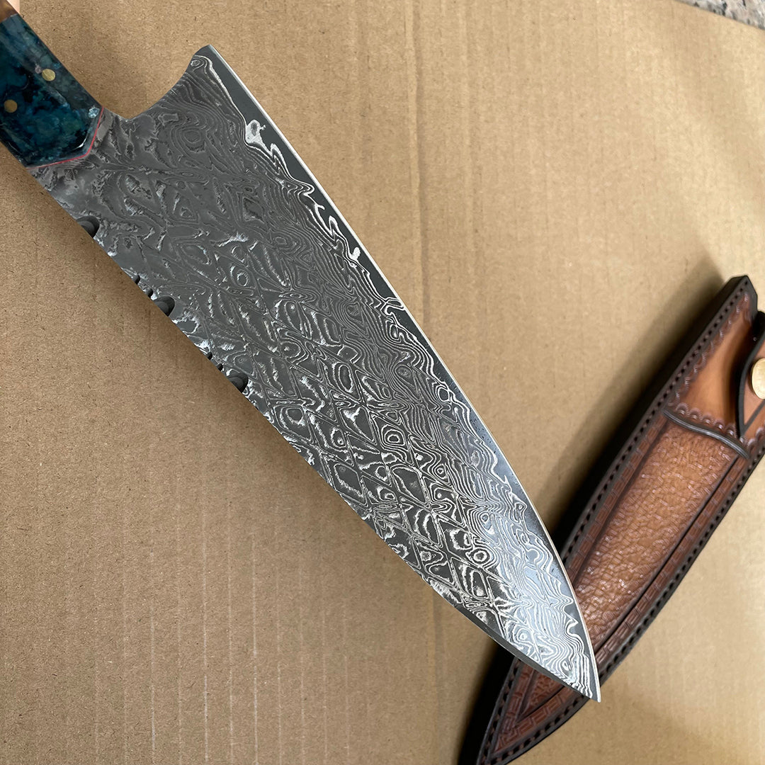 VG10 Damascus Kiritsuke Chef Knife with Sheath - AK-DC0669