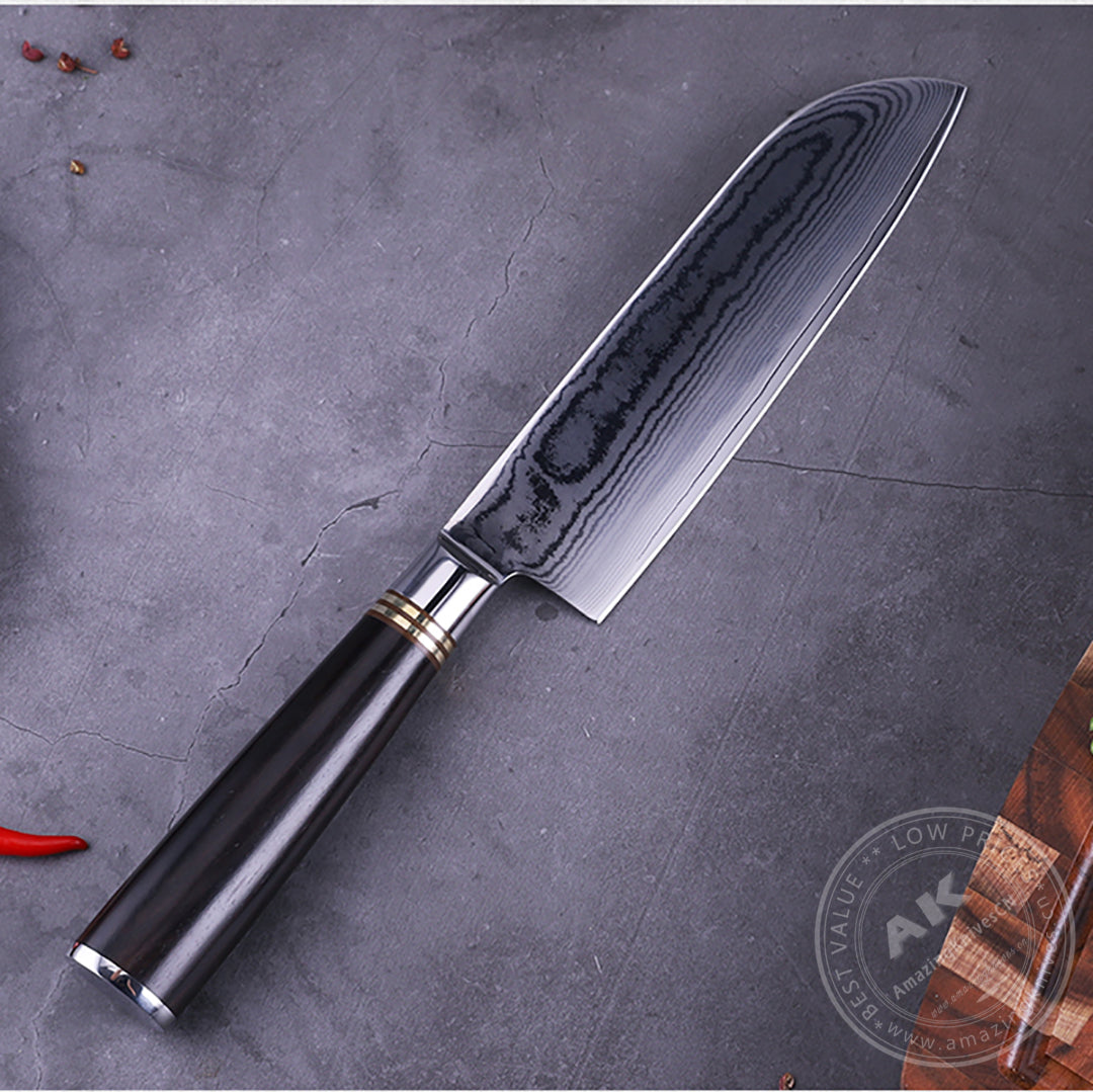 Japanese VG10 67-Layer Damascus Kithcen Knife Set Amazing Quality -AK-DS0593