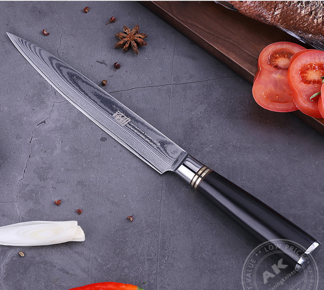 Japanese VG10 67-Layer Damascus Kithcen Knife Set Amazing Quality -AK-DS0593