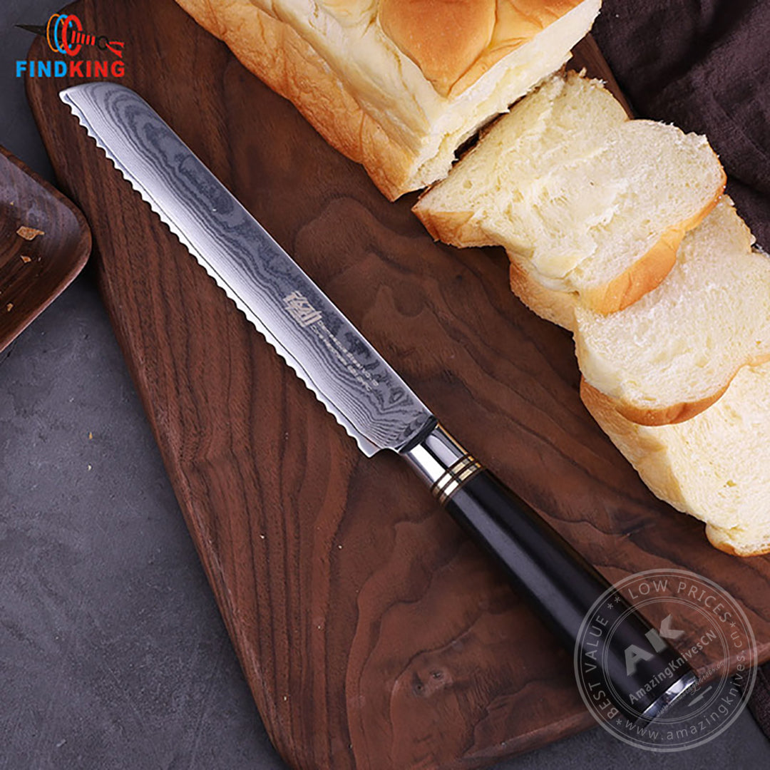 Japanese VG10 67-Layer Damascus Kithcen Knife Set Amazing Quality -AK-DS0593