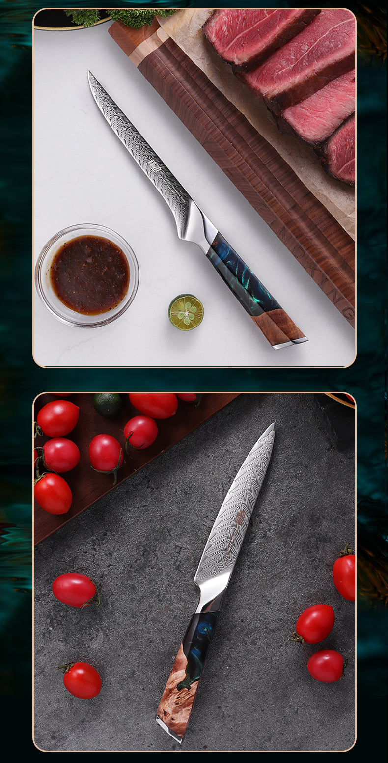 4 PCS Set 67-Layer  Damascus Steel Kithcen Knife Set Amazing Quality -AK-DS0790