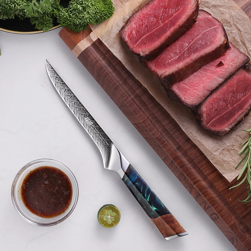 4 PCS Set 67-Layer  Damascus Steel Kithcen Knife Set Amazing Quality -AK-DS0790