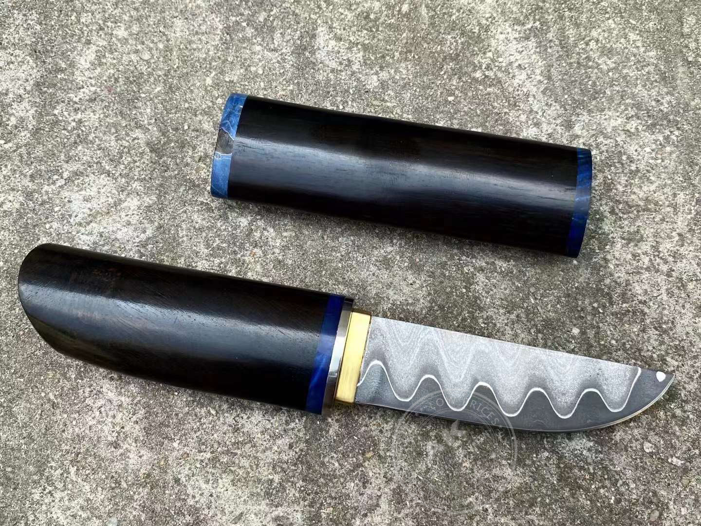 Katana Knife Japanese Clad Steel Ninja Samurai Warrior Bushido Full Tang - AK-HT0795