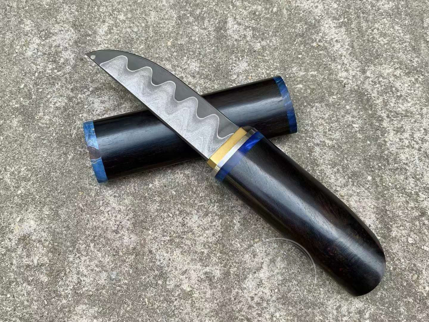 Katana Knife Japanese Clad Steel Ninja Samurai Warrior Bushido Full Tang - AK-HT0795