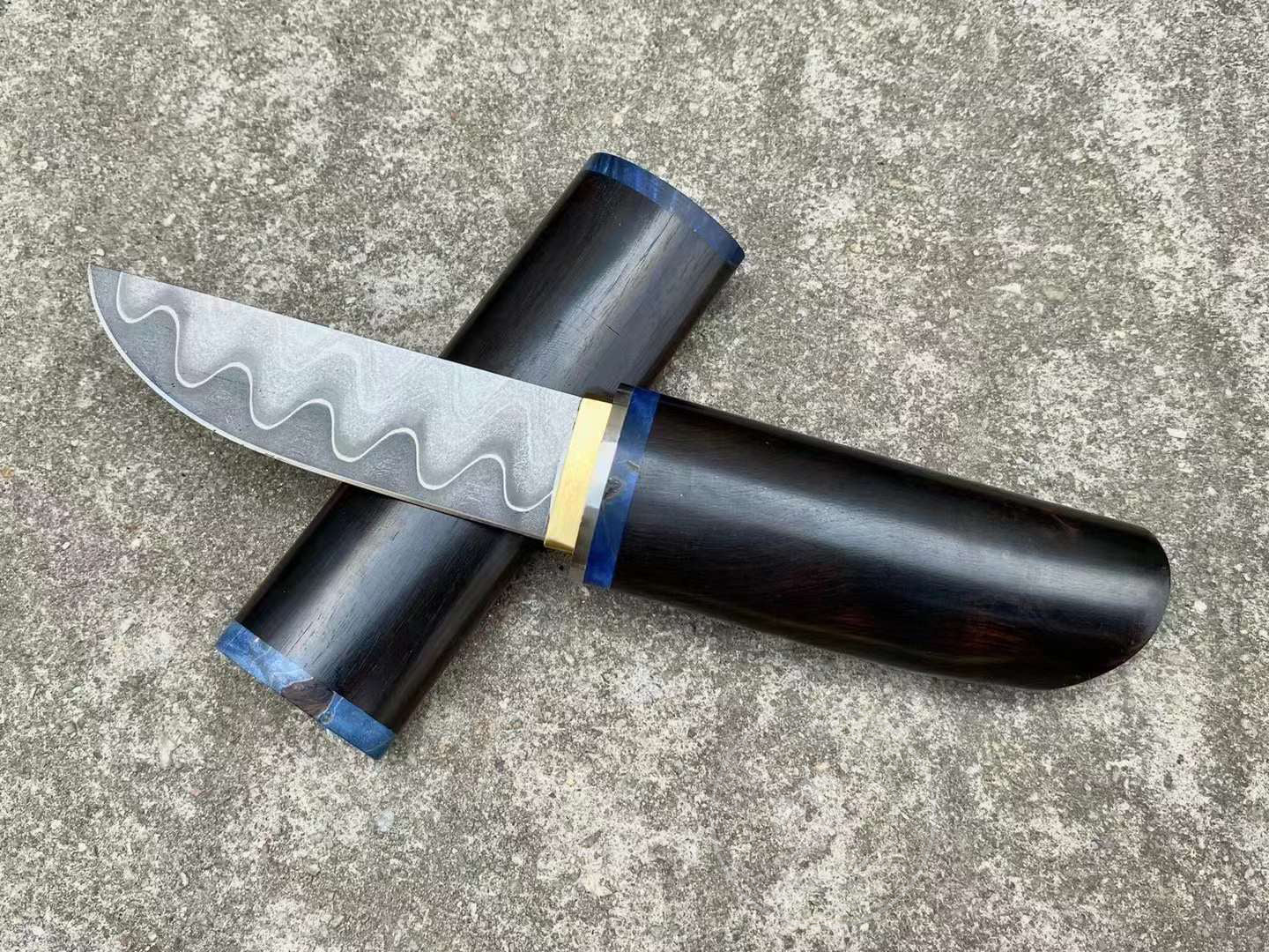 Katana Knife Japanese Clad Steel Ninja Samurai Warrior Bushido Full Tang - AK-HT0795