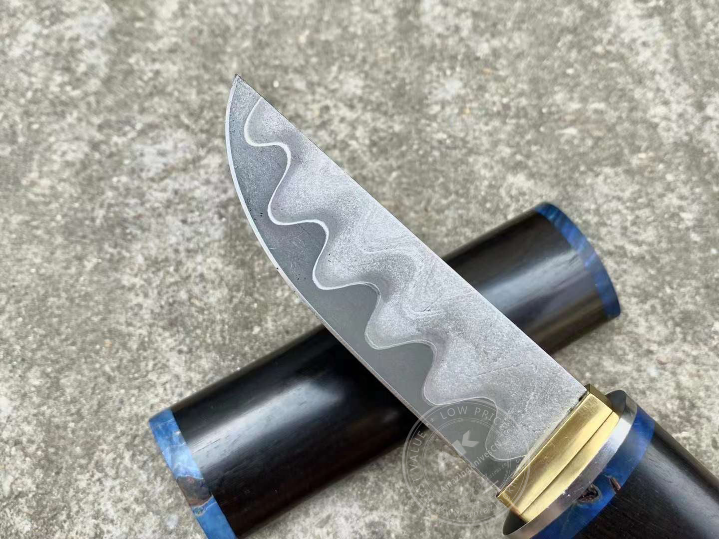 Katana Knife Japanese Clad Steel Ninja Samurai Warrior Bushido Full Tang - AK-HT0795