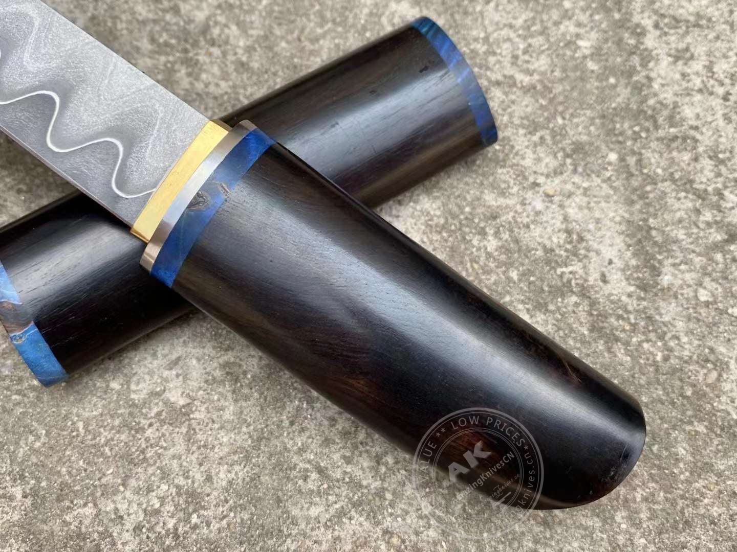 Katana Knife Japanese Clad Steel Ninja Samurai Warrior Bushido Full Tang - AK-HT0795