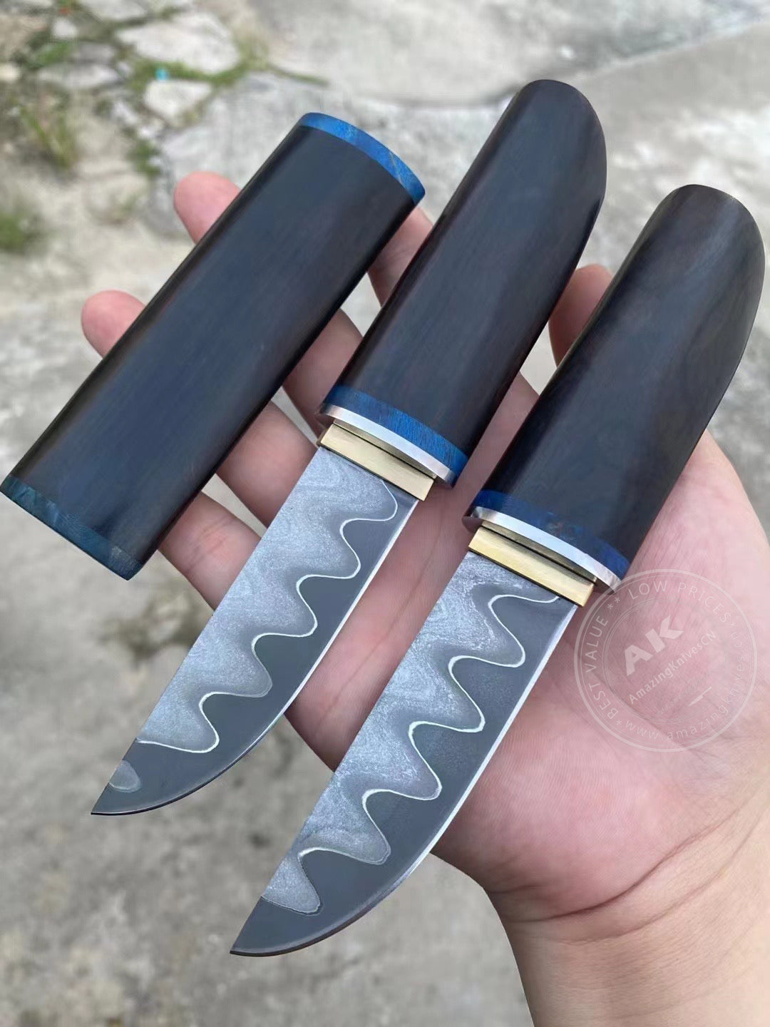 Katana Knife Japanese Clad Steel Ninja Samurai Warrior Bushido Full Tang - AK-HT0795