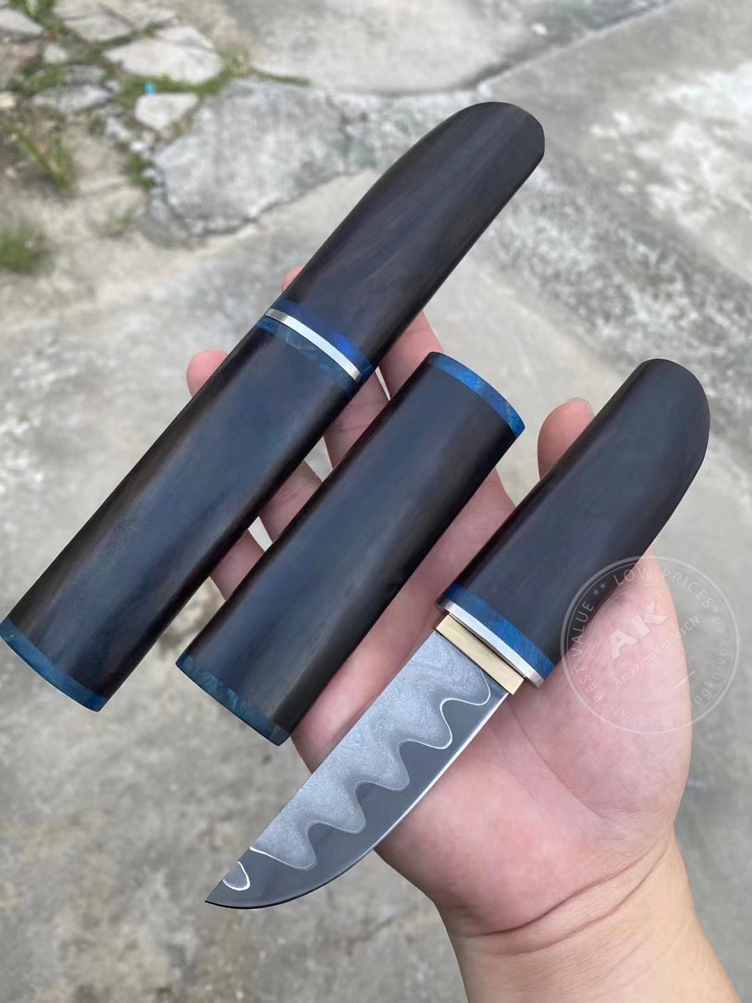 Katana Knife Japanese Clad Steel Ninja Samurai Warrior Bushido Full Tang - AK-HT0795