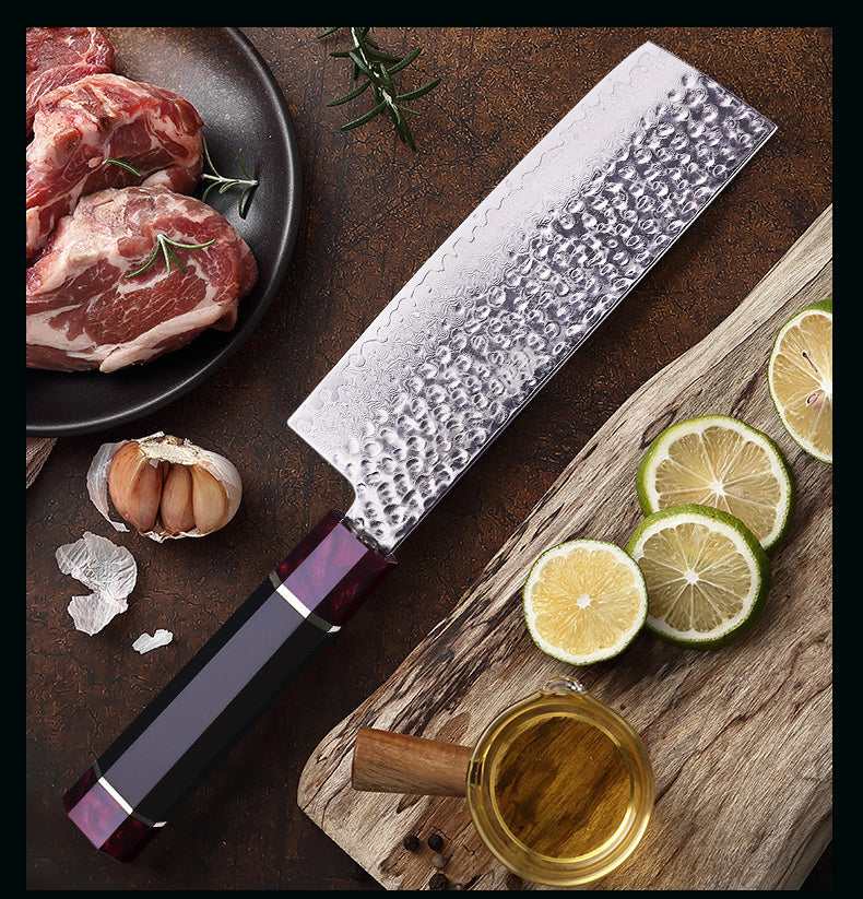 5 PCS Set 67-Layer  Damascus Steel Kithcen Knife Set Amazing Quality -AK-DS0819