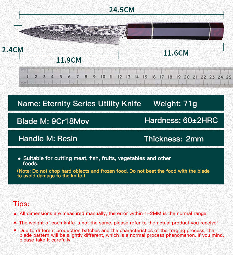 5 PCS Set 67-Layer  Damascus Steel Kithcen Knife Set Amazing Quality -AK-DS0819