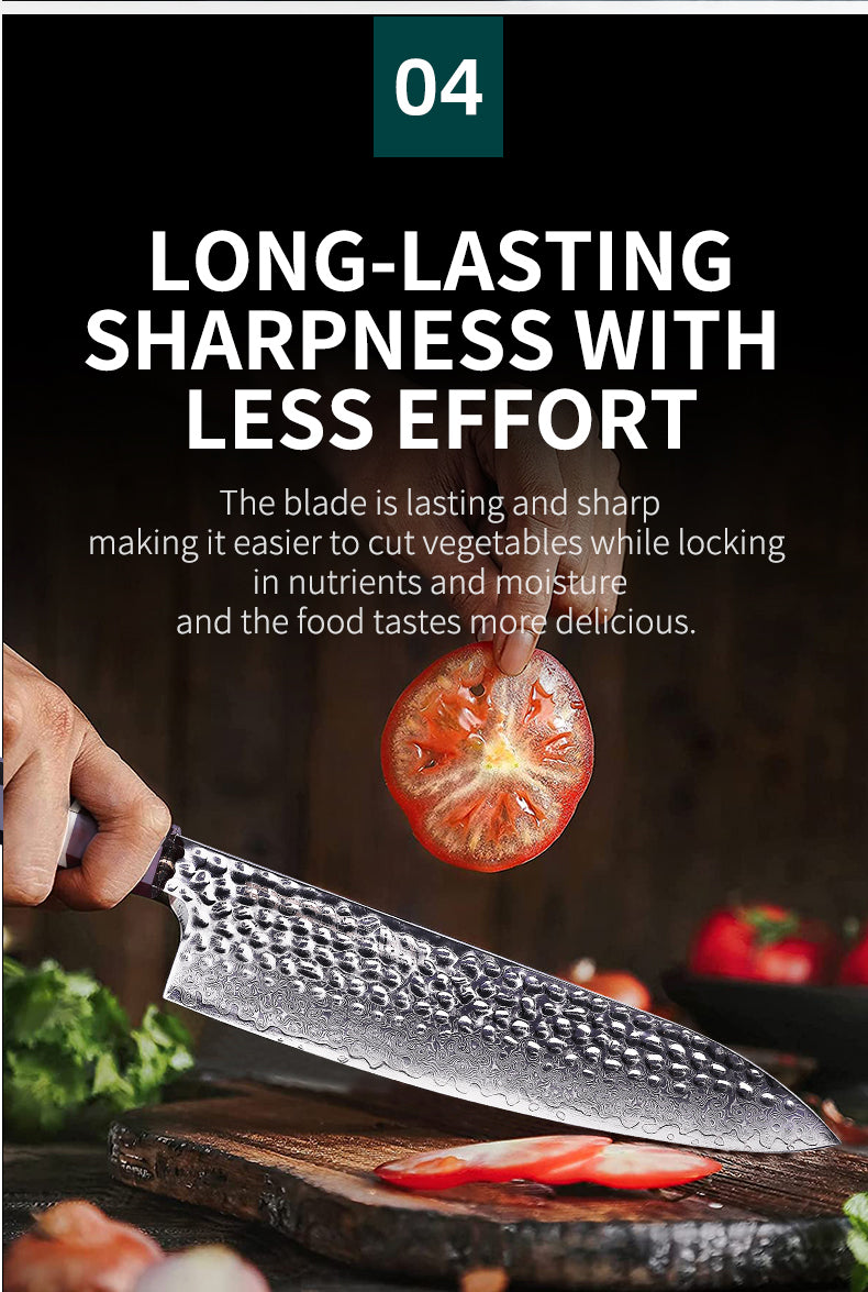 5 PCS Set 67-Layer  Damascus Steel Kithcen Knife Set Amazing Quality -AK-DS0819