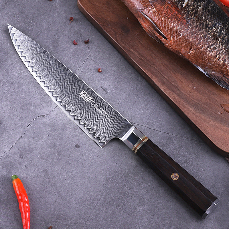 6 PCS Set 67-Layer  Damascus Steel Kithcen Knife Set Amazing Quality -AK-DS0818