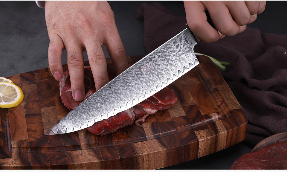 6 PCS Set 67-Layer  Damascus Steel Kithcen Knife Set Amazing Quality -AK-DS0818