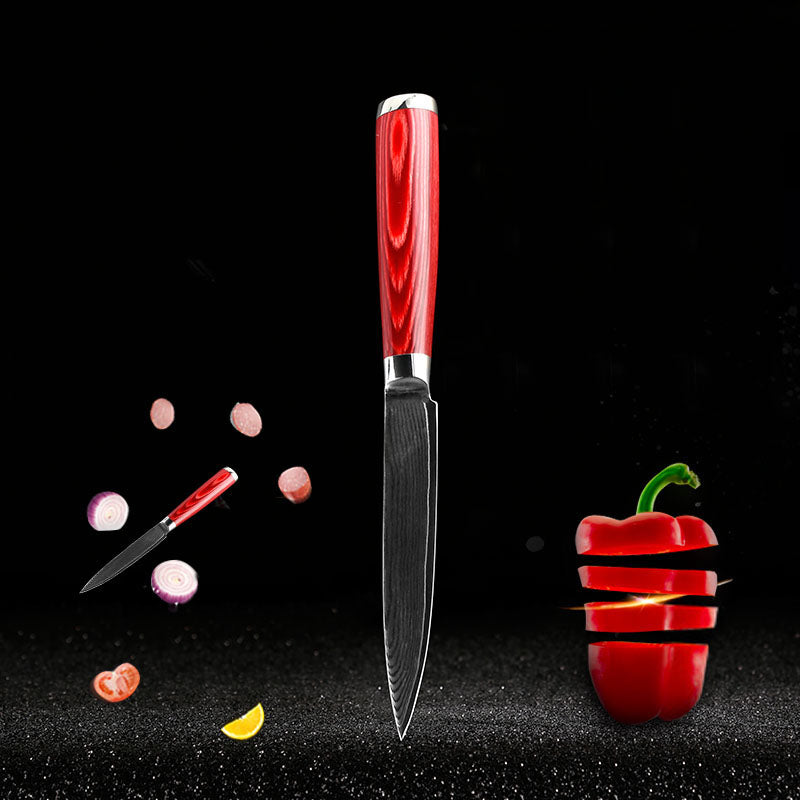 5'' Japanese VG-10 Damascus Steel Utility Knife - AK-DU0122