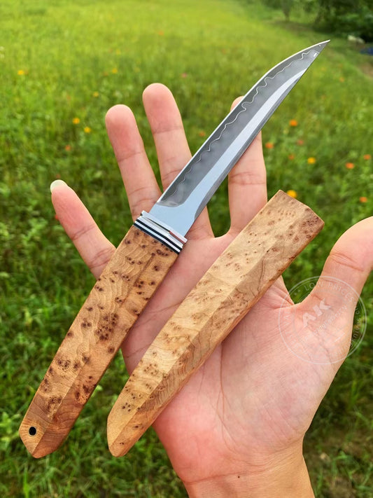 Japanese Clab Steel Katana Knife Ninja Samurai Warrior Bushido - AK-HT0799