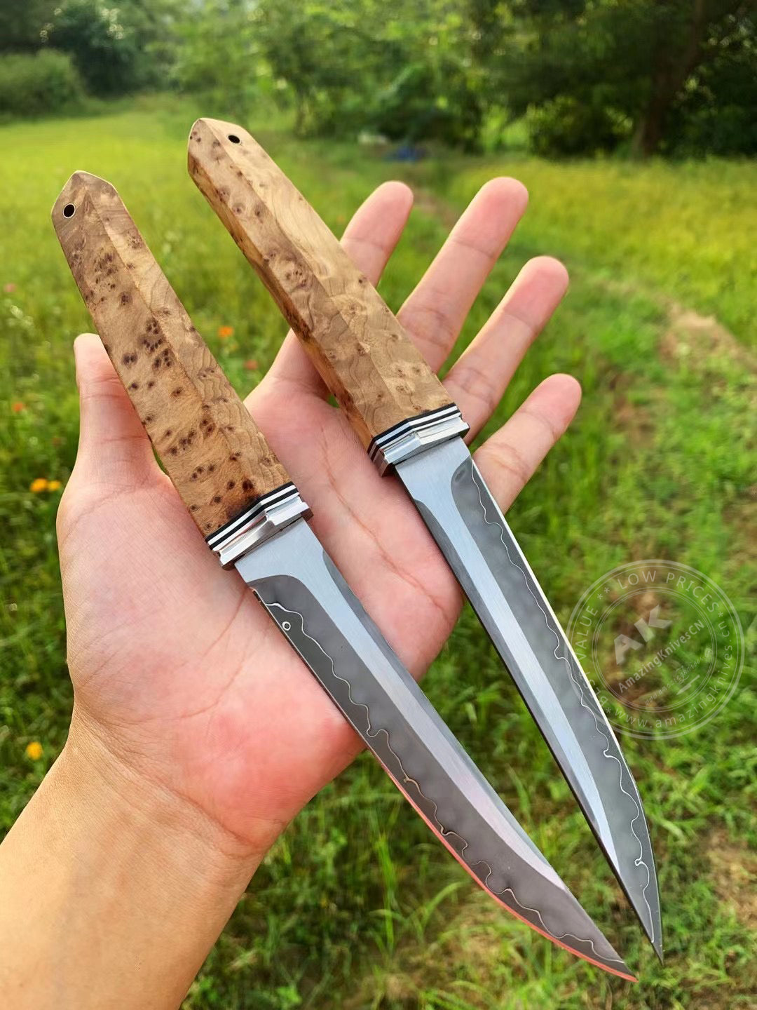 Japanese Clab Steel Katana Knife Ninja Samurai Warrior Bushido - AK-HT0799