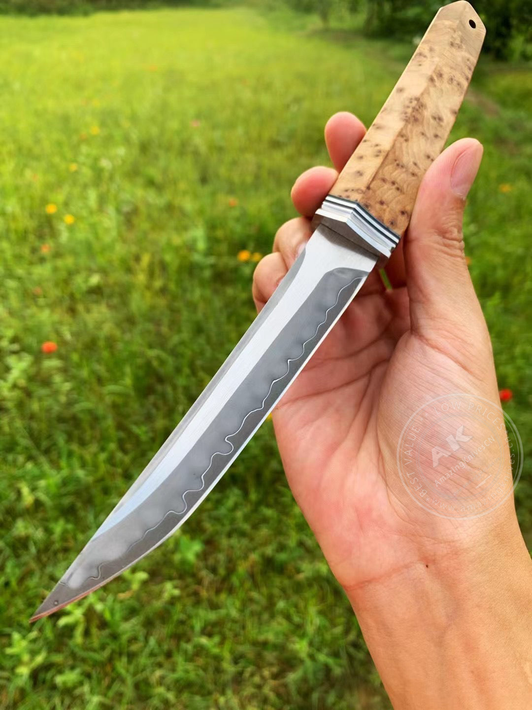 Japanese Clab Steel Katana Knife Ninja Samurai Warrior Bushido - AK-HT0799